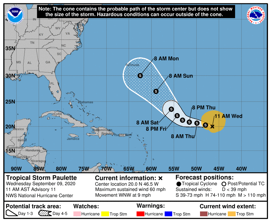 Tropical Storm Paulette